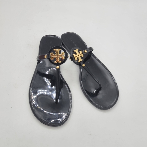 Tory Burch Mini Miller Jelly Thong Sandals Size 8 US / 38 EU – Black, NWOB - Picture 10 of 10